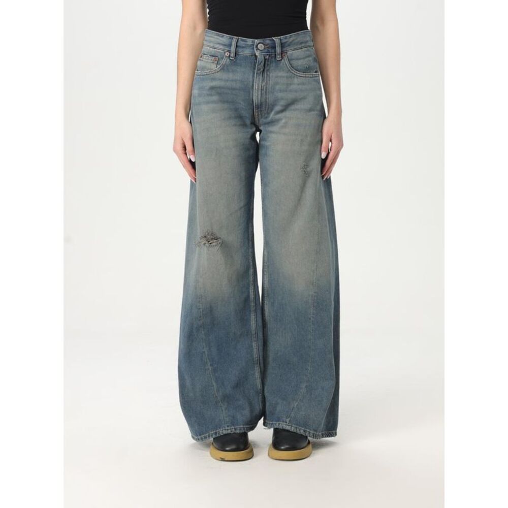 Mm6 Maison Margiela Jeans Woman Blue